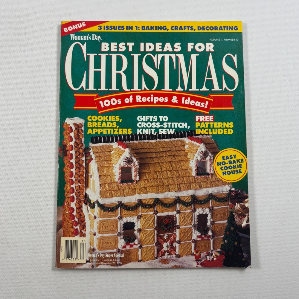 Woman's Day Super Special Best Ideas for Christmas 1992 Magazine Vol II No 13